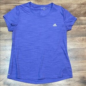 Adidas Women's Purple Short Sleeve Tee